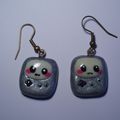 les boucles d'oreilles game boy kawaii