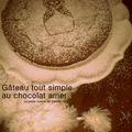 Gâteau tout simple au chocolat amer pour E...