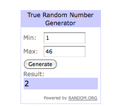 Tadaaaaam: résultat concours