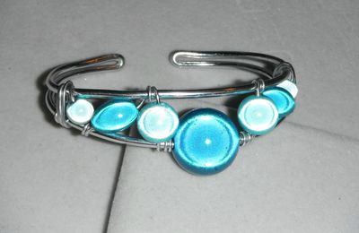 Bracelet fil d'aluminium