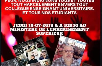 Tunisian Higher Education Minister Wants to Revive Oppression again by Illegally Suspending 3 University teachers from Work
