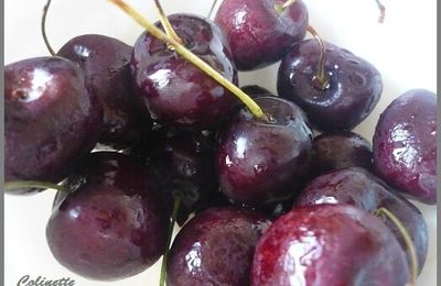Gâteau chocolat lentilles vertes et cerises