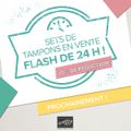 Promotion: -15% sur les tampons