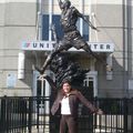 Petite pose devant le United Center la ou joue