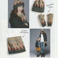 Bonnet, snood et mitaines jacquard famille, Partner 6 et Frimas