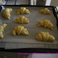 mes premiers croissants maison