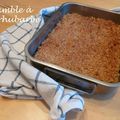 [pause sucrée] le crumble à la rhubarbe