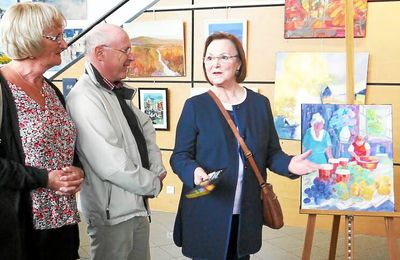 Annick Queffelec, peintre Partie II [Famille Pleyben Manoir du Birit]