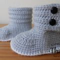 Boots au crochet