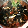 Moules et bulots au chorizo