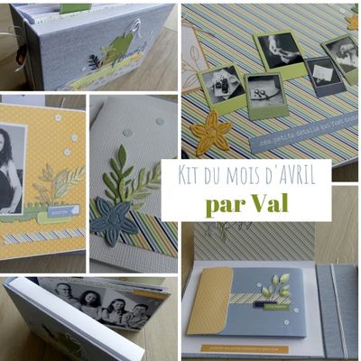 Mini-album "Moments en famille" - Kit du mois de la fée du scrap.