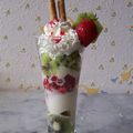 Coupe aux fraises et kiwi