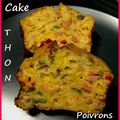 Cake thon poivrons et parmesan