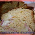 Cake jambon, tomates et mozarella