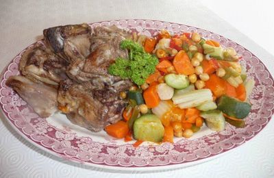 Recette Couscous marocain thermomix d'agneau et légumes