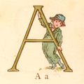 L'alphabet de Kate Greenaway.