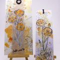 Ensemble carte et marque-page coquelicots - Poppy card and bookmark