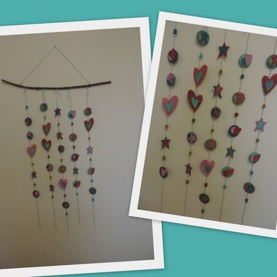 Guirlande Sun stars and hearts