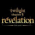 Logo officiel français de Twilight Chapitre 5 Révélation 2ème Partie