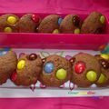 Cookies au Cacao et m&m’s