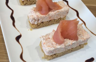 Cheesecake au saumon 