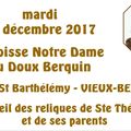 YO-accueil des reliques de Ste Thérèse