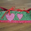 Trousse rouge et verte