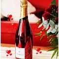 Une bouteille si belle pour une Saint Valentin réussie....