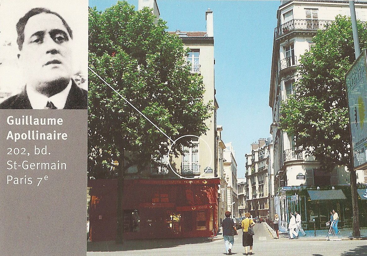 Paris, carte postale, Apollinaire (75)