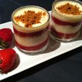 verrine fraise-framboise spéculos