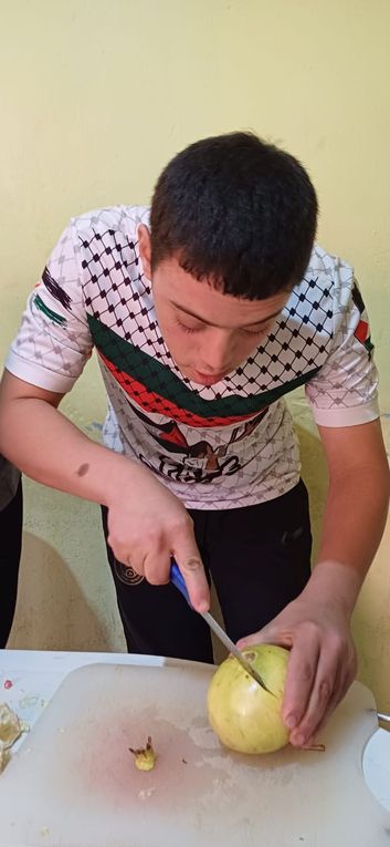 Confiture de grenades du jardin vendredi 10 au temps d'accueil à Ourika Tadamoune