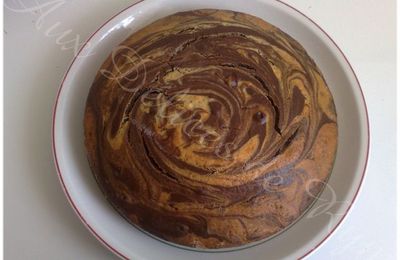 Mon gâteau marbré au chocolat