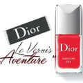 Du Orange 'Aventure' sur le bout de mes doigts : Merci Dior .
