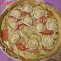 Tarte à la tomate et au fromage de chèvre