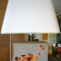 Pied de lampe poisson bulle