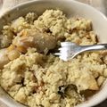 Crumble de haddock et poireaux