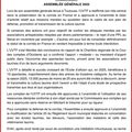 UVTF - COMMUNIQUÉ AG 2025