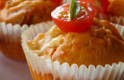 muffins aux tomates séchées