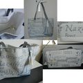 Sac bateau et sa pochette