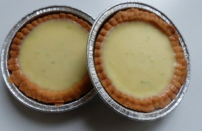 Tartelettes Chocolat Blanc et Citron Vert