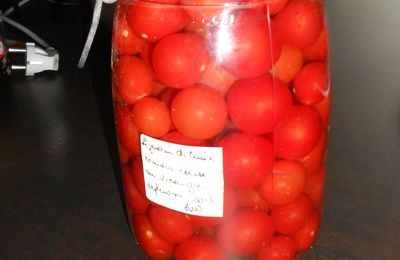 Tomates cerises au vinaigre