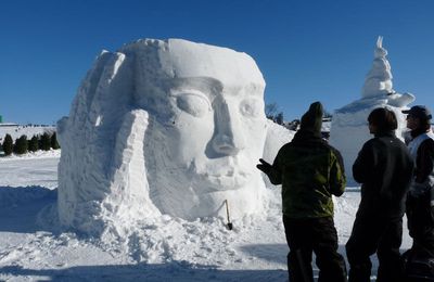 L'international de sculpture sur neige