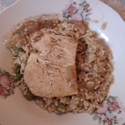 Recette de plat Riz au curry à la dinde