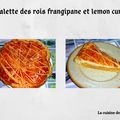 Galette des rois frangipane et lemon curd