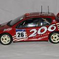 PEUGEOT 206 WRC ( tour de corse 2002 ) 