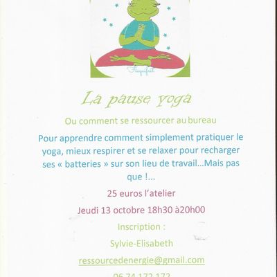 atelier : une pause yoga au bureau