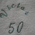 broderie lettres dentelle