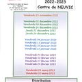 LES RESTAURANTS DU COEUR - Campagne HIVER 2022/2023 - Distribution tous les vendredis