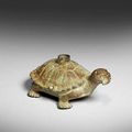 Bonhams New Bond Street : A bronze tortoise-shaped waterdropper. Han/Six Dynasties.