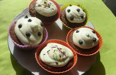 recette de cupcakes avec crème chantilly au chocolat blanc